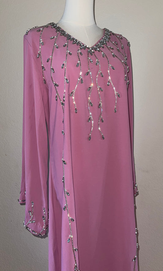 Pink Rhinestone Dress